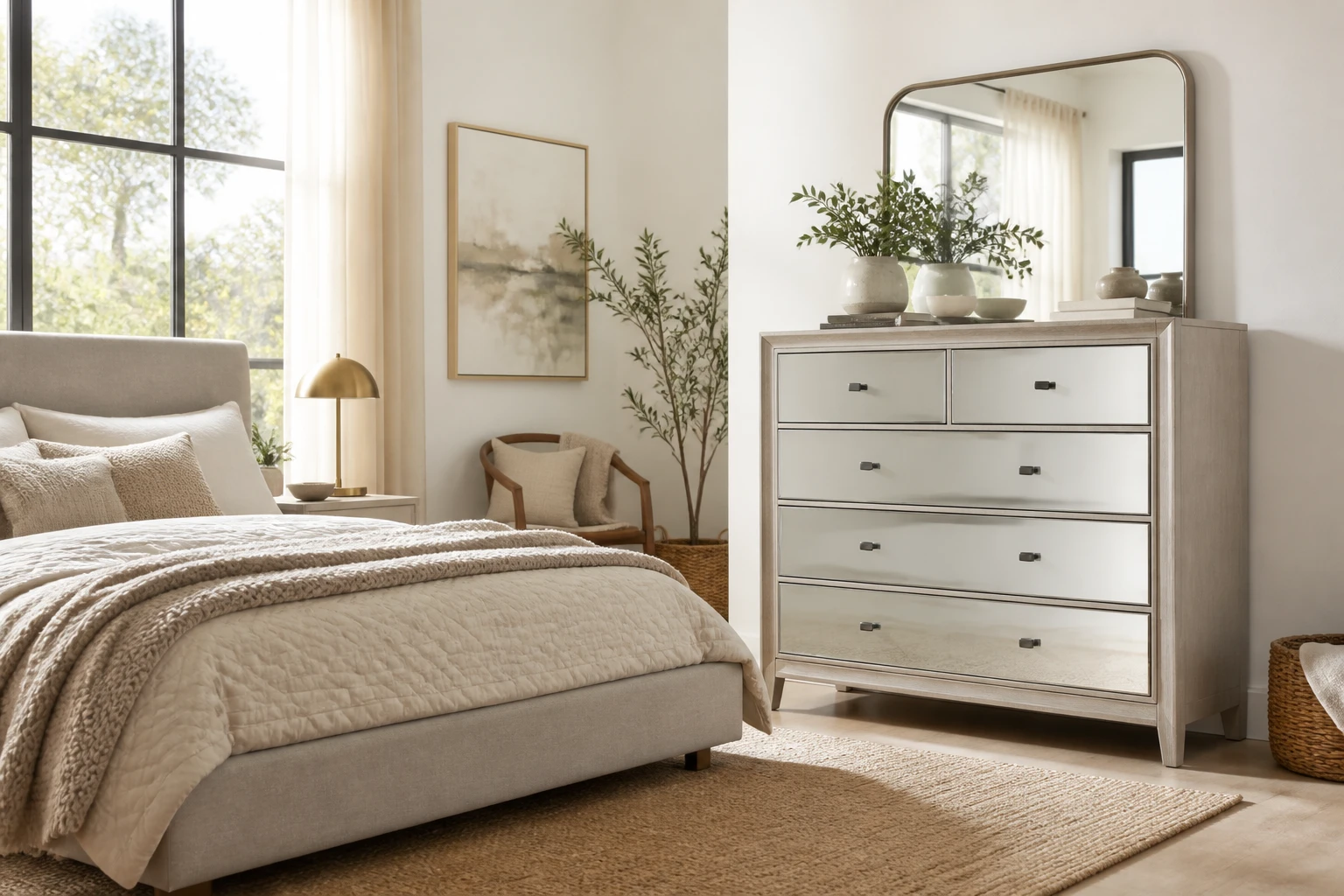 5 Mirror Chest of Drawers Bedroom Ideas to Elevate Your Space