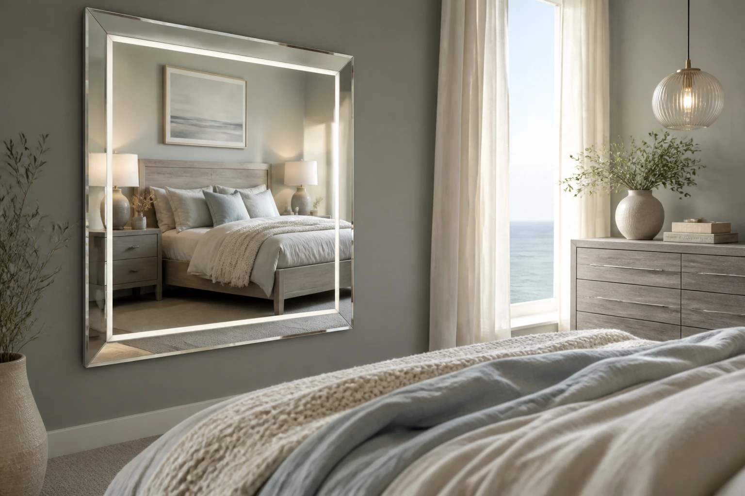 5 Grey Mirror Bedroom Ideas: Chic Reflections for Sleep Spaces