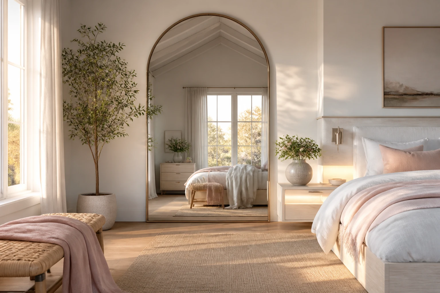 8 Large Arch Mirror Bedroom Ideas to Elevate Your Space