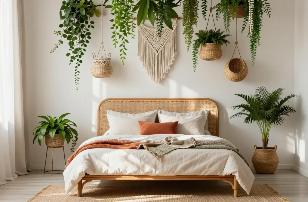 6 Hanging Plants Over Bed Ideas That Wow