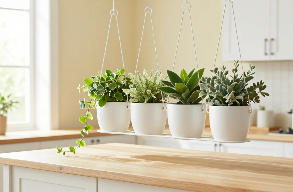 7 Hanging Plants Over Kitchen Island Ideas That Wow