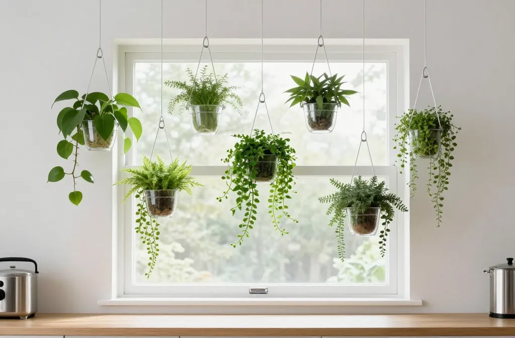 6 Hanging Plants in Kitchen Window Ideas for Wow-Worthy Windows