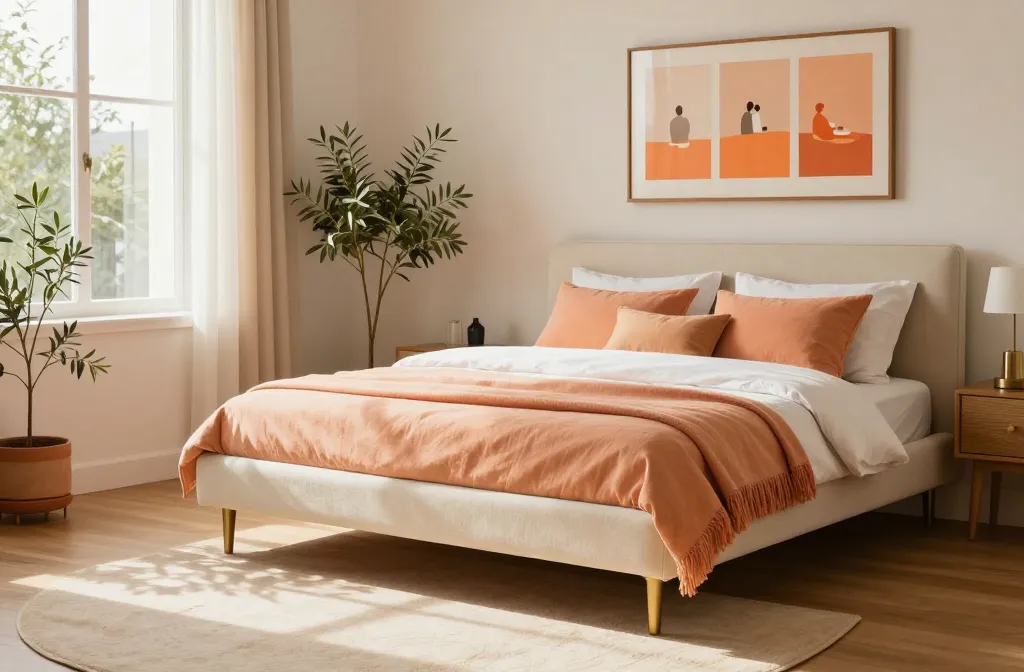 7 Vintage Orange Bedroom Ideas for Sunny Vibes