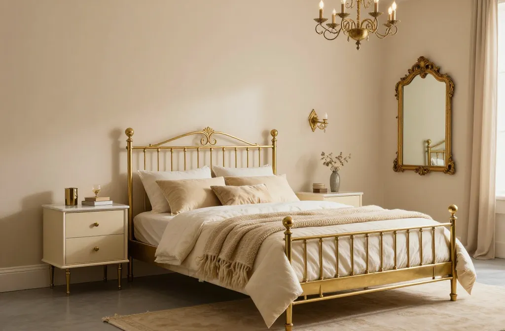 5 Gold Vintage Bedroom Ideas: Glamoroom Secrets