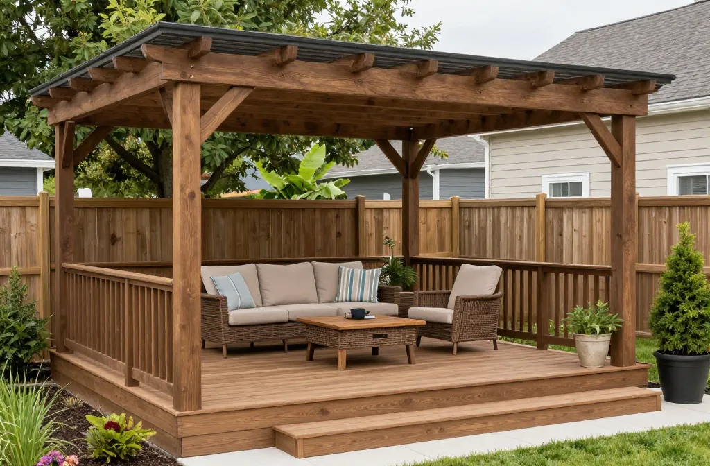 6 Backyard Deck with Pergola Ideas for Instant Wow