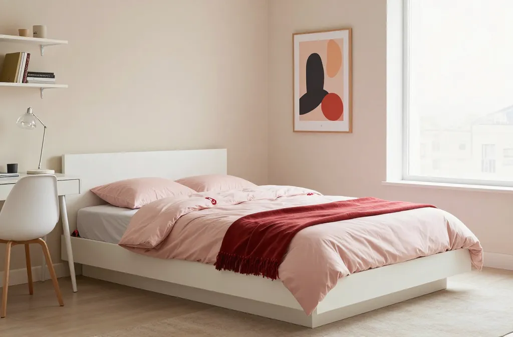 6 Red and Pink Dorm Room Ideas to Love Hard