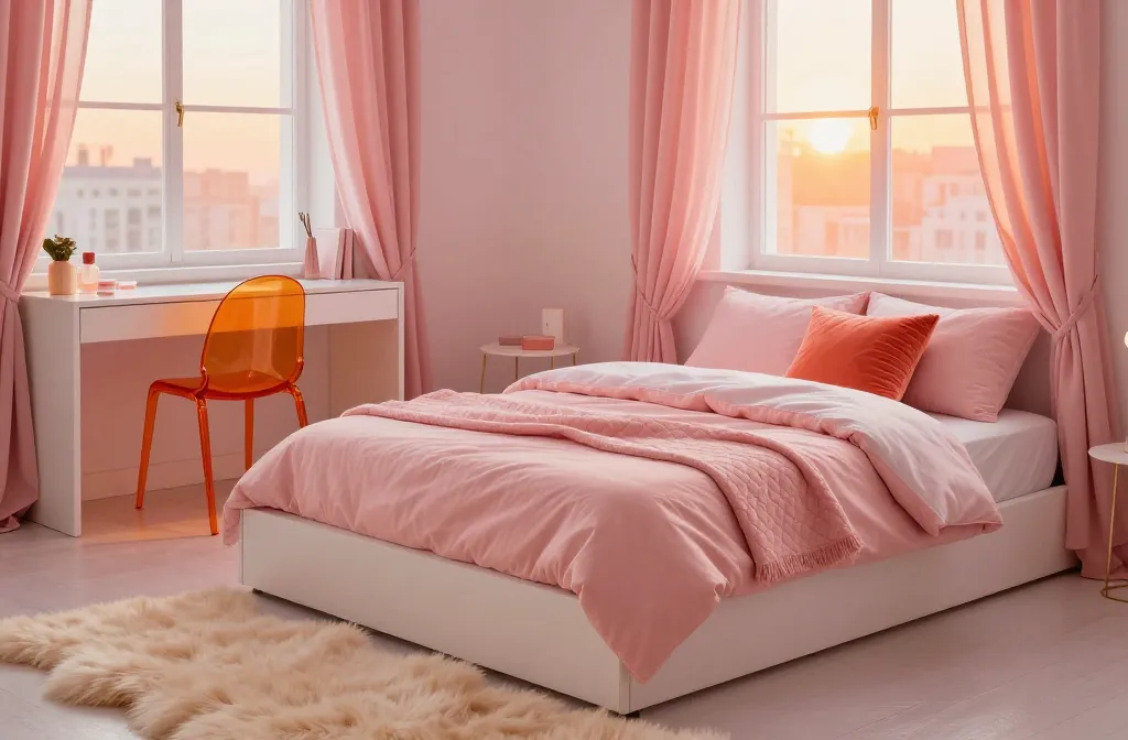 8 Pink and Orange Dorm Room Aesthetic Ideas You’Ll Love