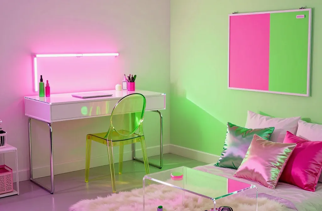 6 2000s Dorm Room Ideas: Neon Meets Cozy Deluxe