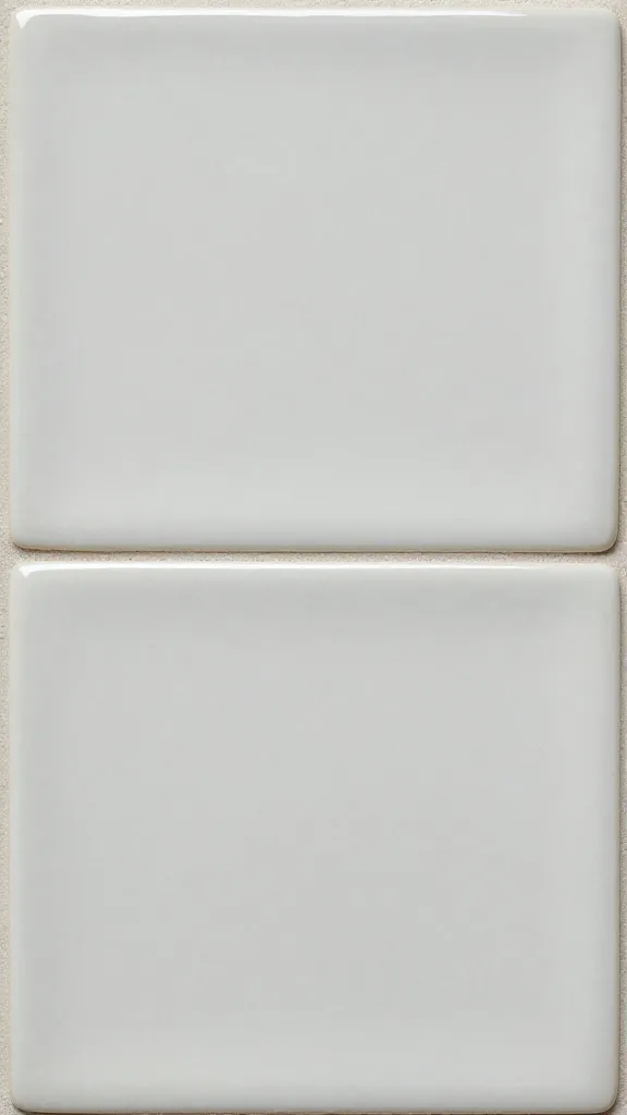 closeup of porcelain ceramic tile with glossy glaze backsplash
